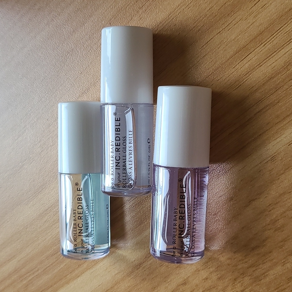 Set of 3 mini roller ball glosses